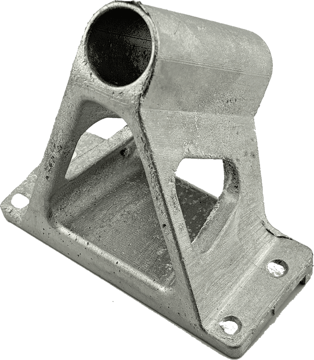 Cast metal part